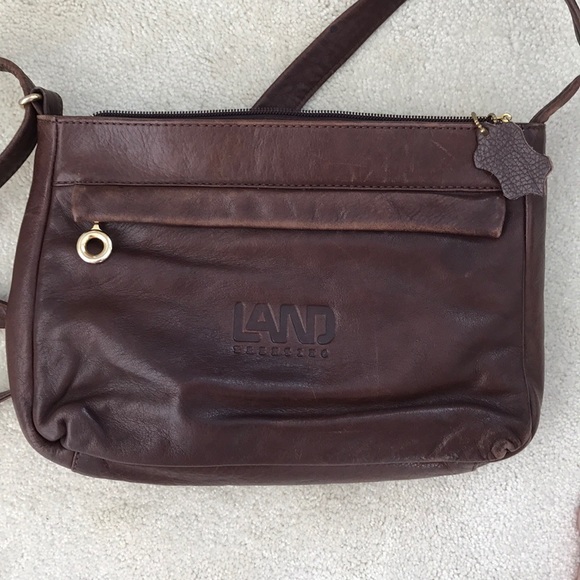 Vintage LAND Trentino crossbody leather purse - Picture 7 of 8